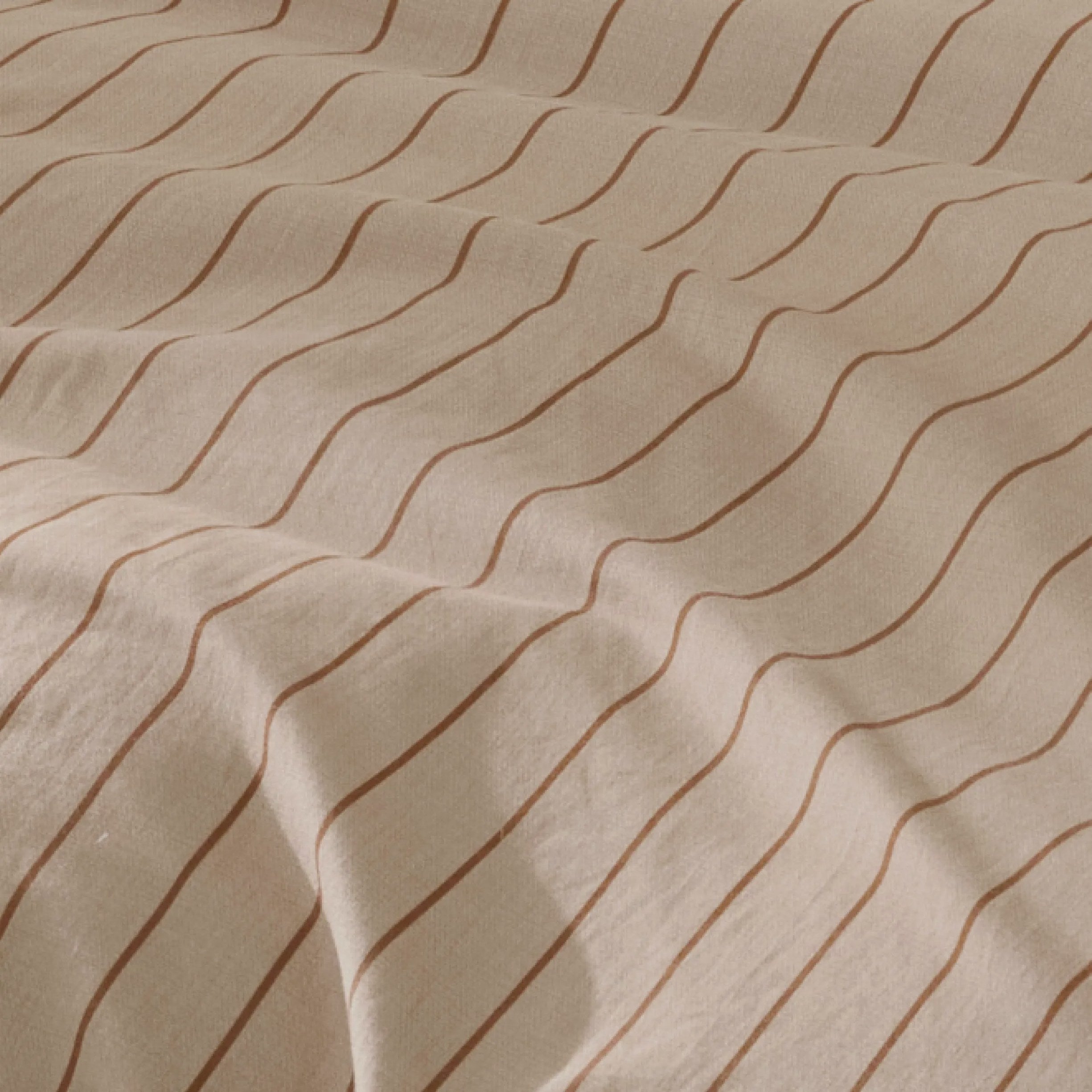 Striped Washed Cotton Duvet Cover Set
