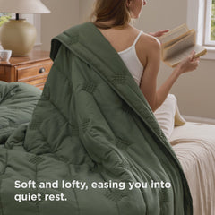 Prewashed Diamond Quilt Set