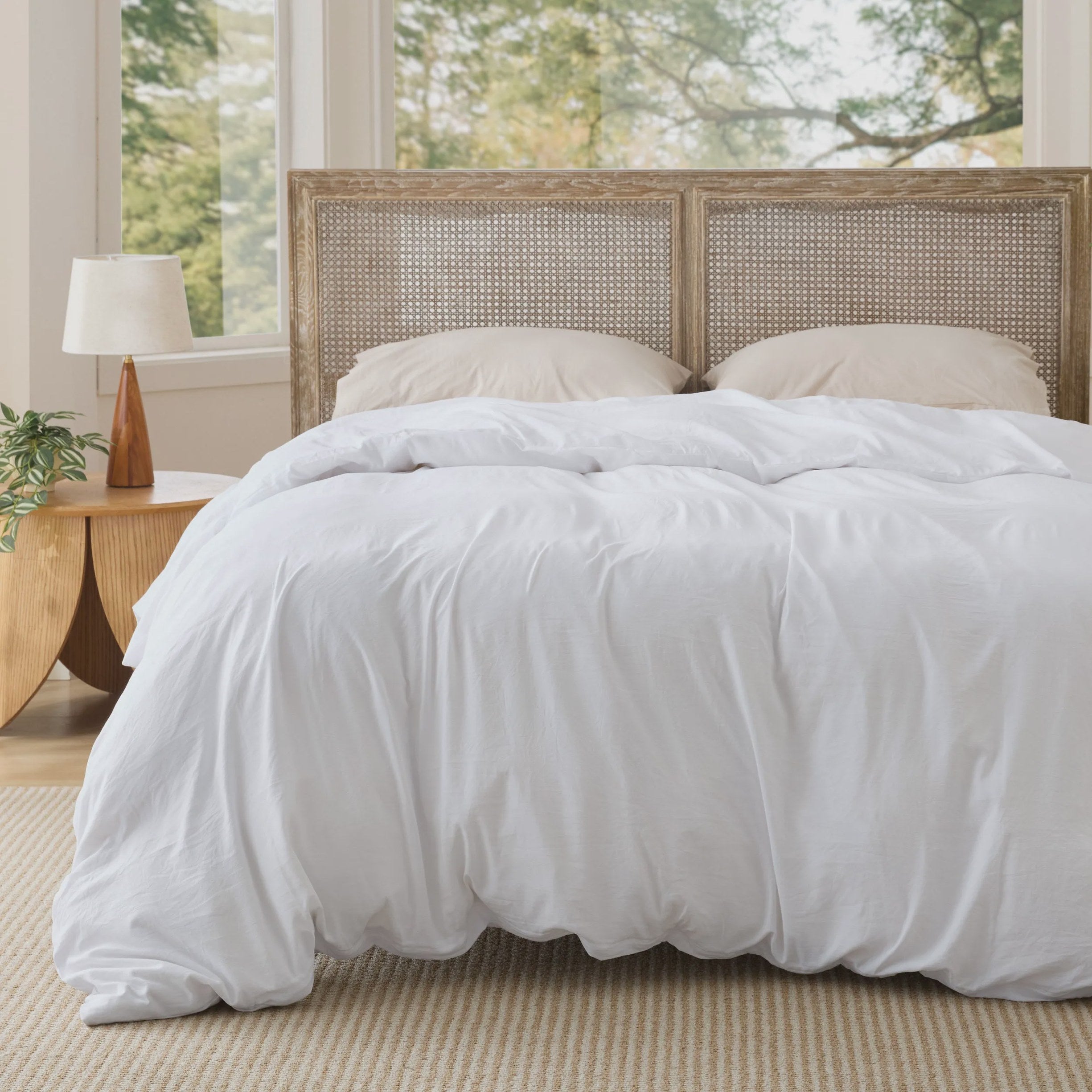 Prewashed Microfiber Duvet Cover with Cotton-Like Feel