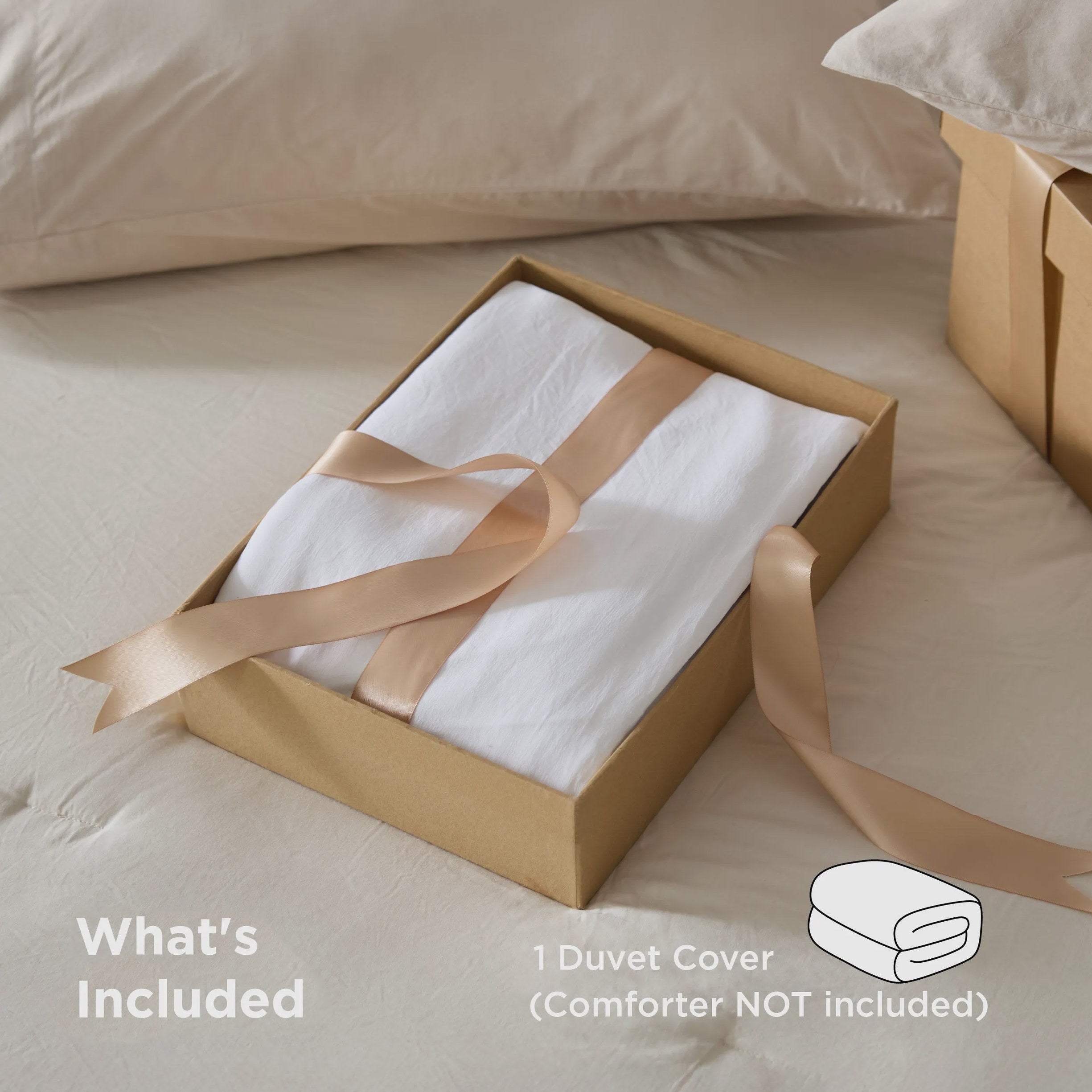 Prewashed Microfiber Duvet Cover with Cotton-Like Feel