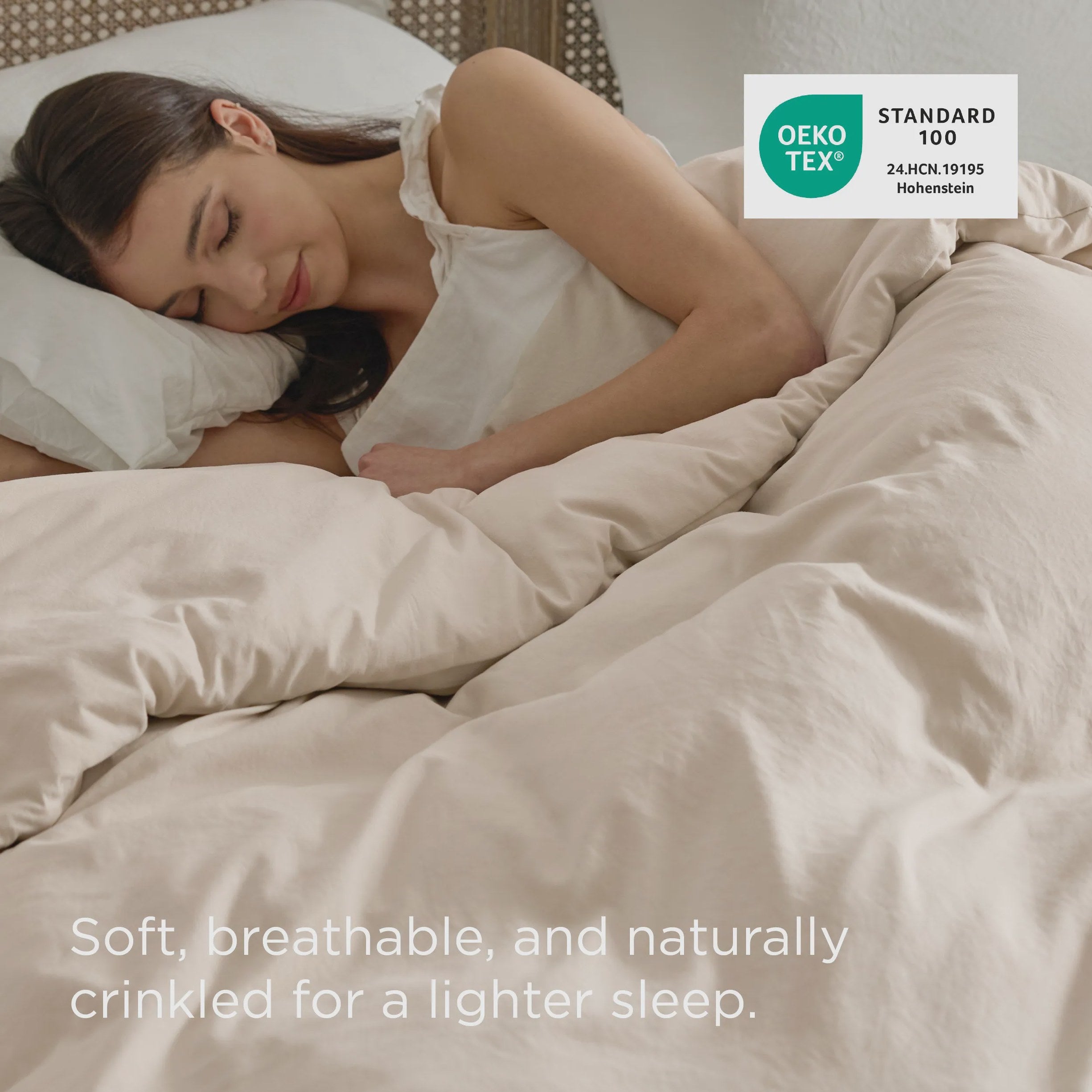 Prewashed Microfiber Duvet Cover with Cotton-Like Feel