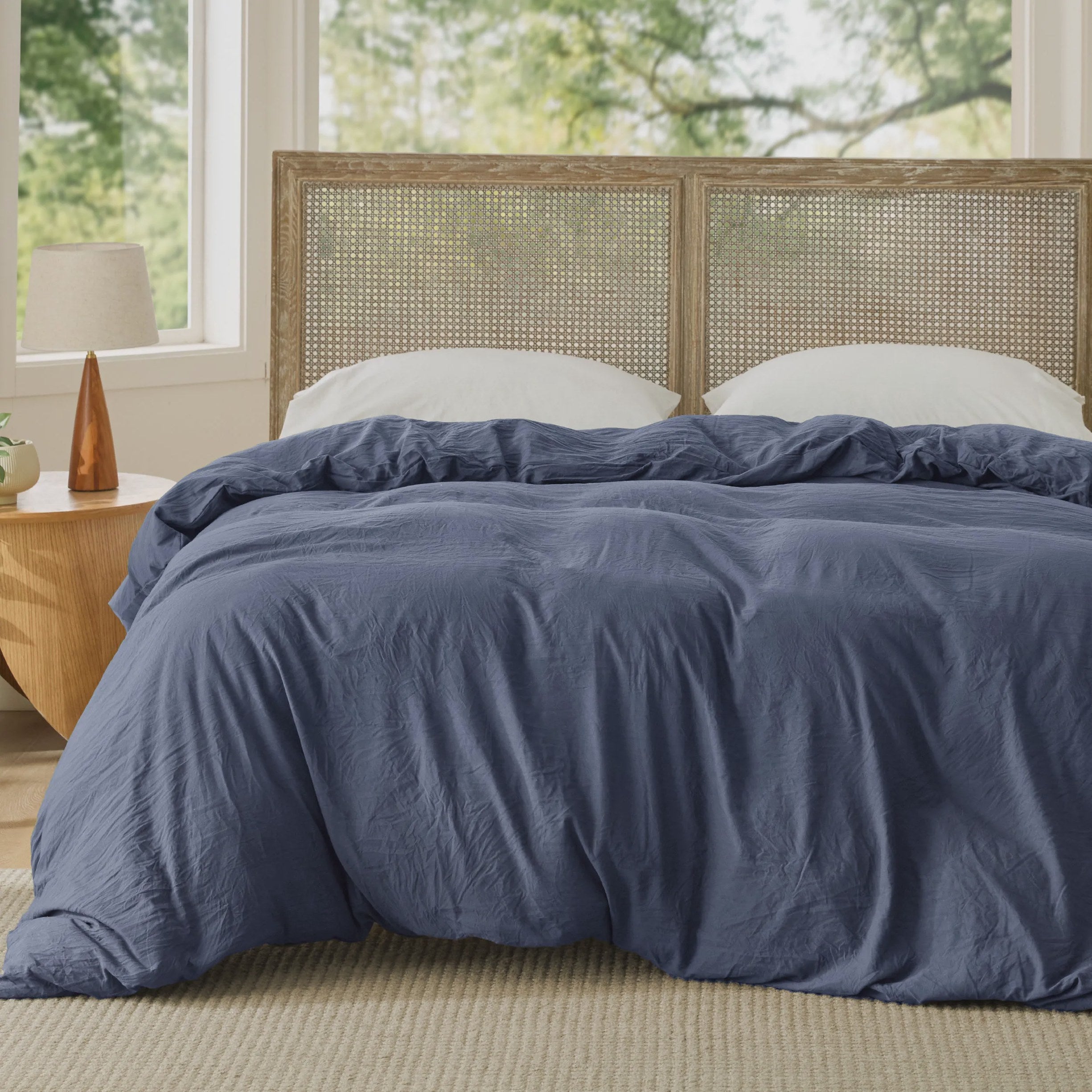 Prewashed Microfiber Duvet Cover with Cotton-Like Feel