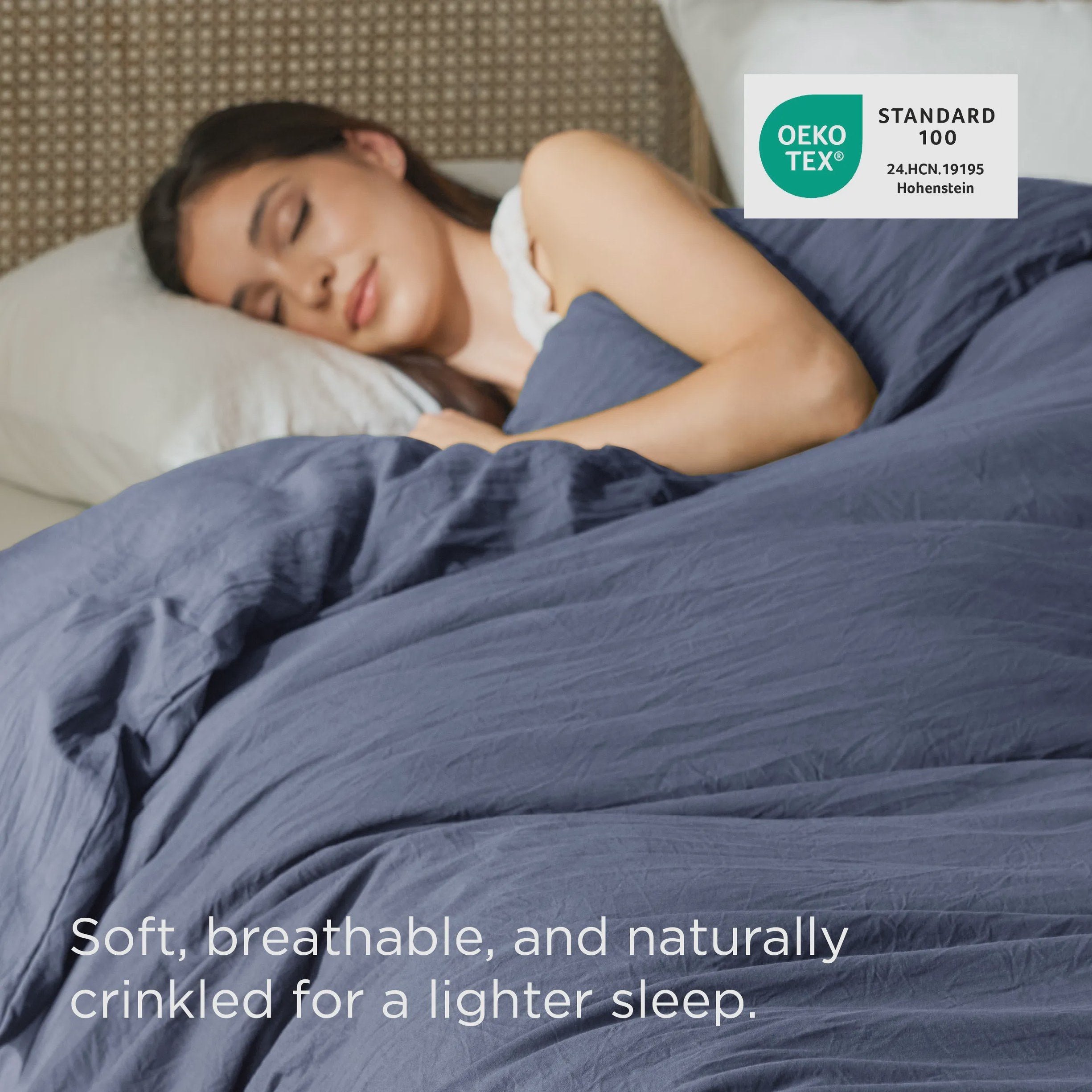 Prewashed Microfiber Duvet Cover with Cotton-Like Feel