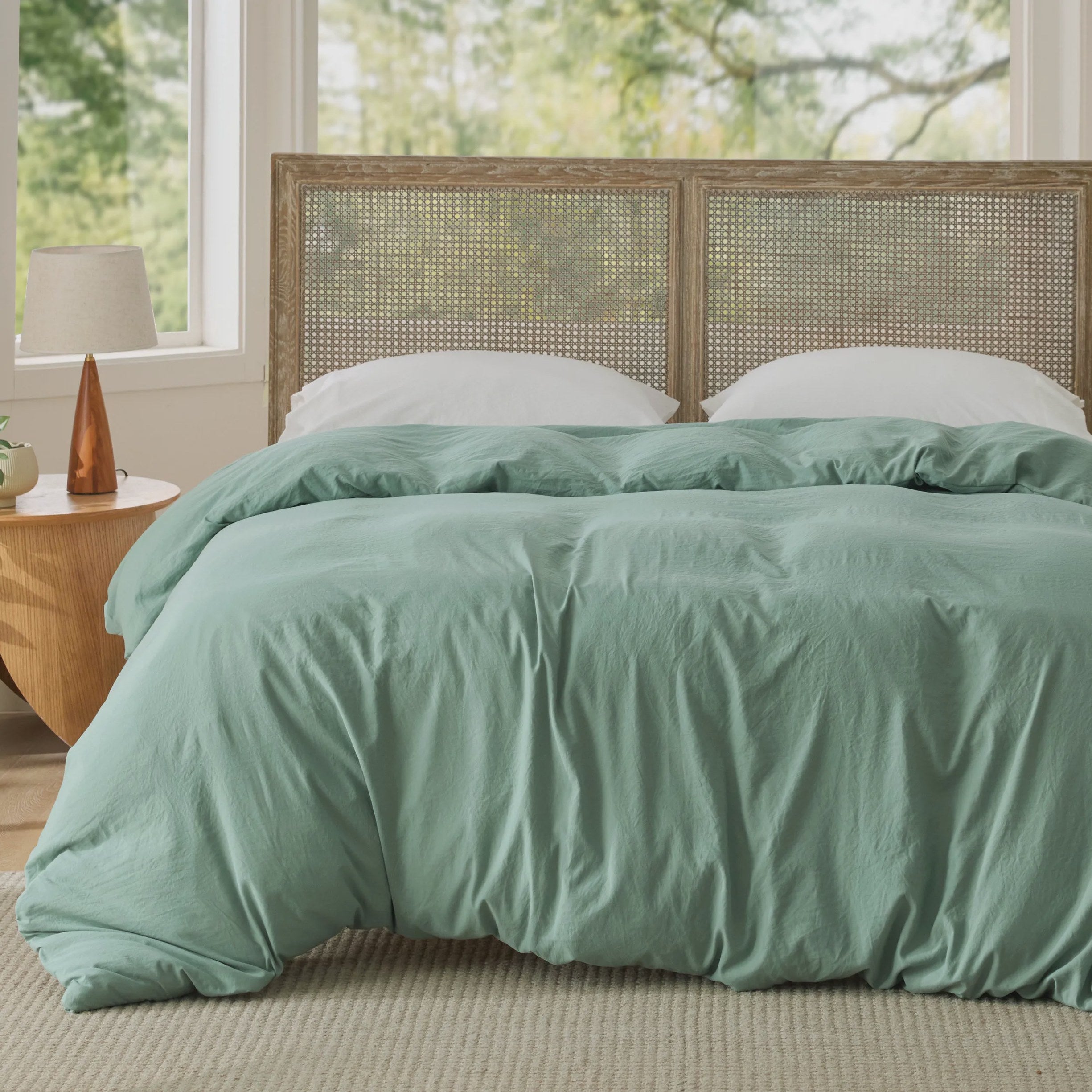 Prewashed Microfiber Duvet Cover with Cotton-Like Feel