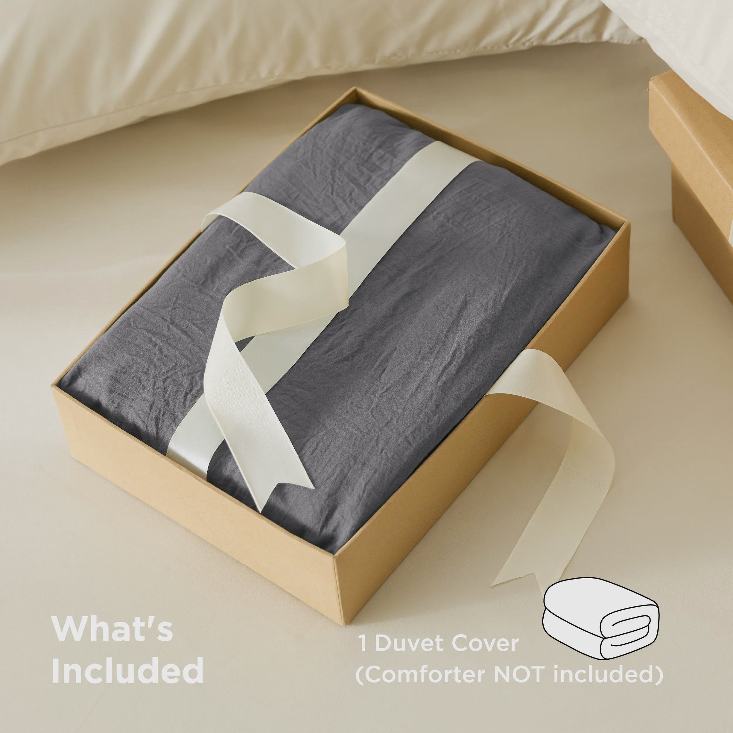 Prewashed Microfiber Duvet Cover with Cotton-Like Feel
