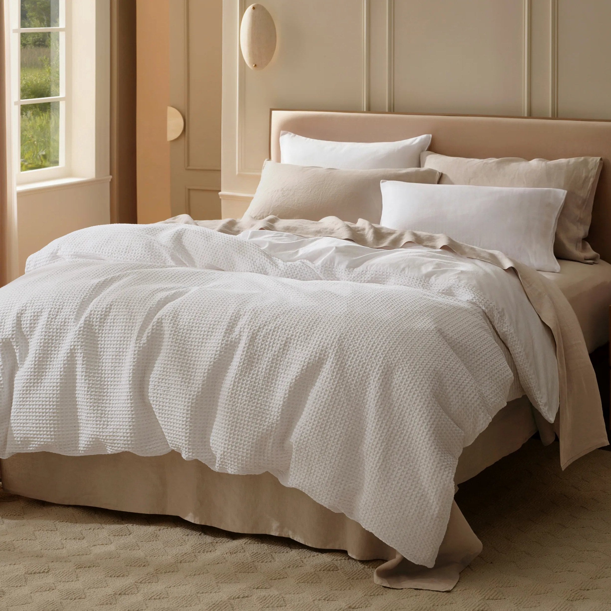 PureWoven™ Cotton Waffle Weave Duvet Cover