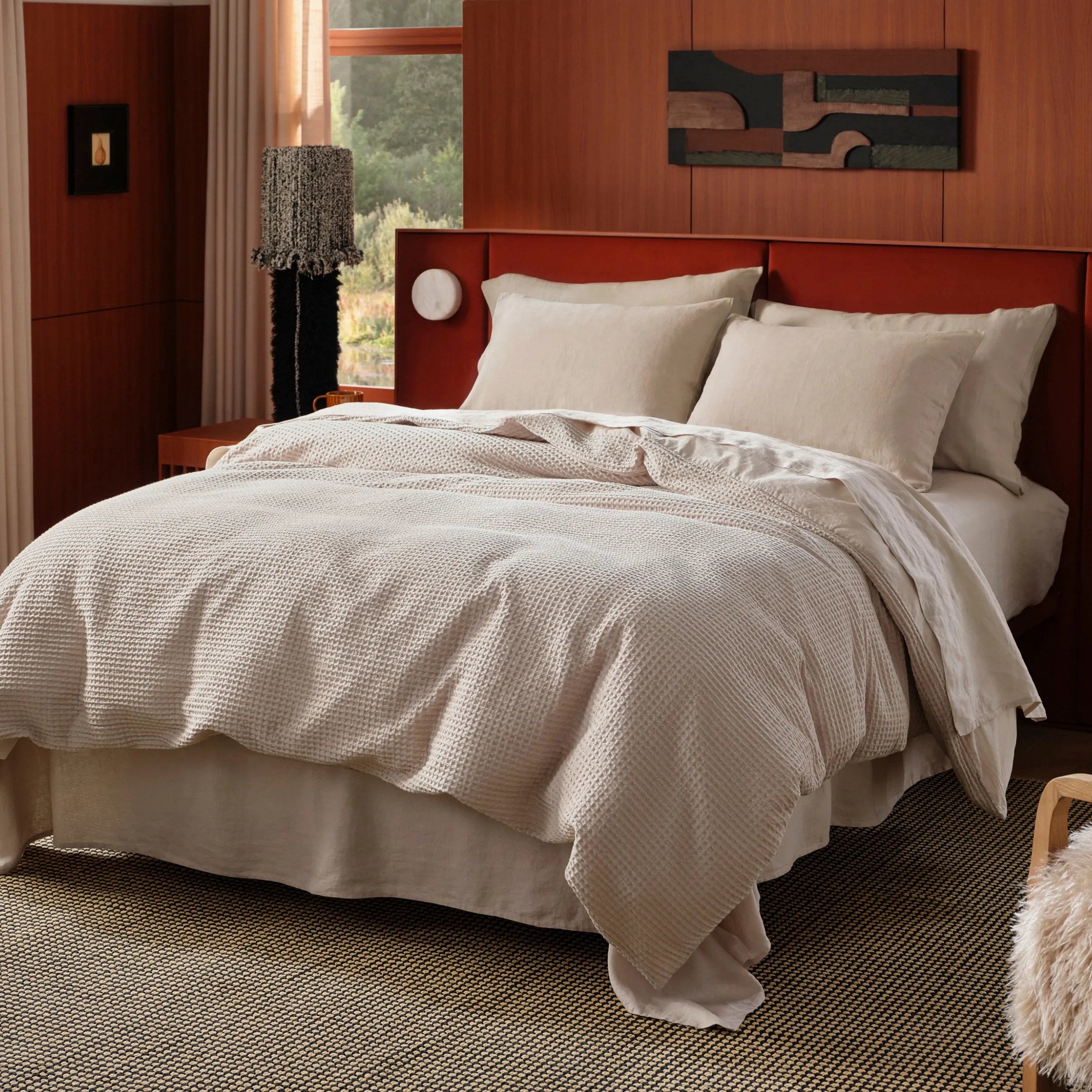 PureWoven™ Cotton Waffle Weave Duvet Cover