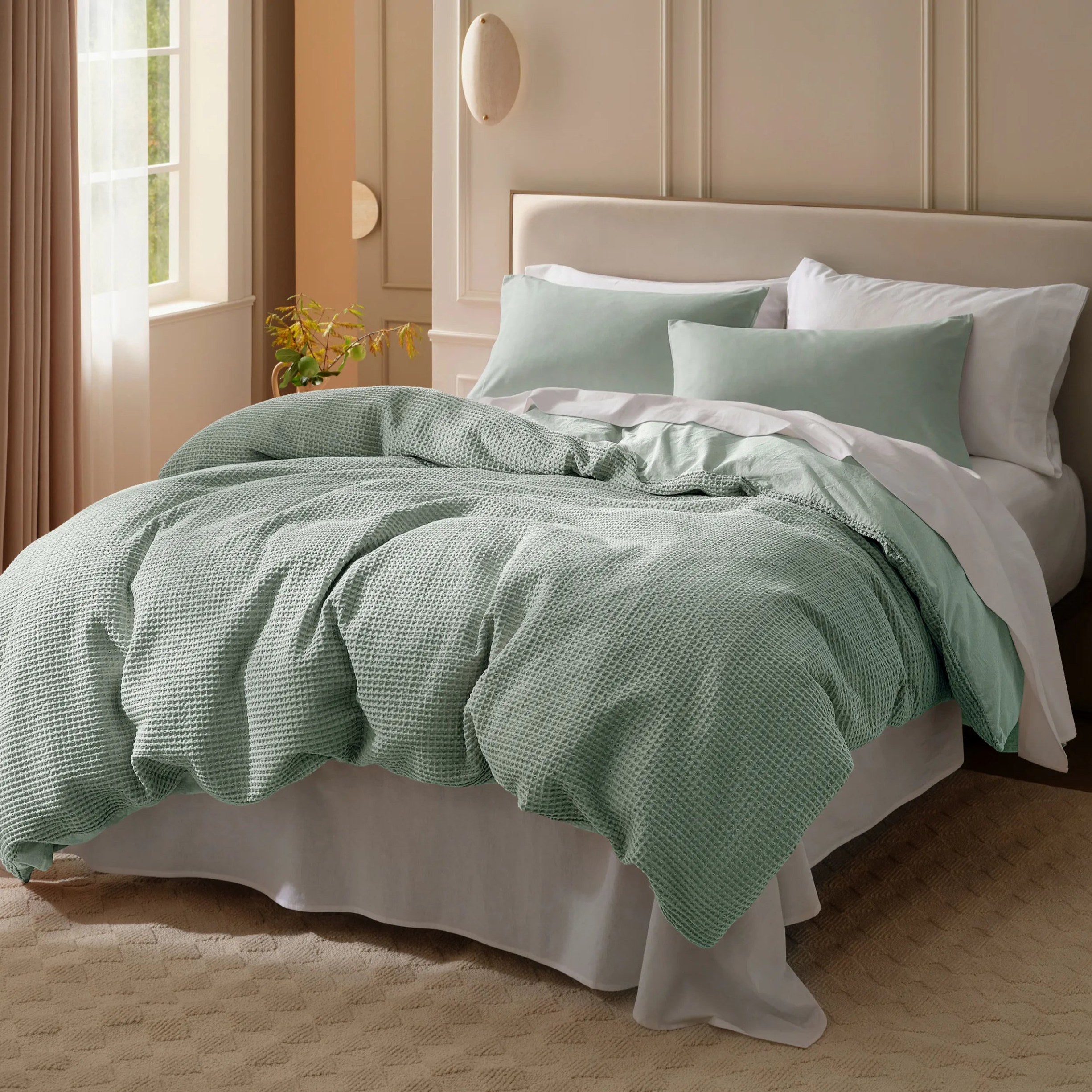 PureWoven™ Cotton Waffle Weave Duvet Cover