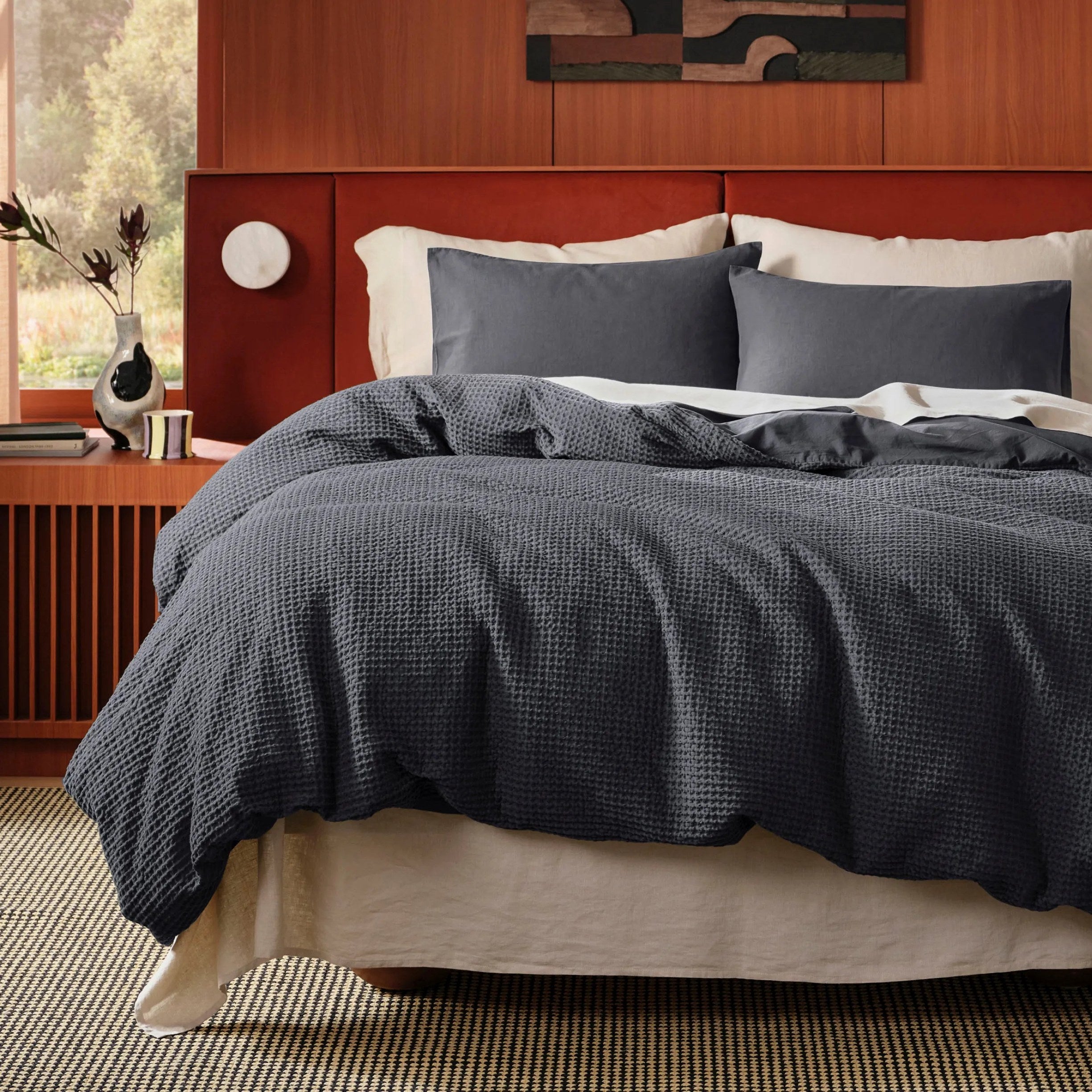 PureWoven™ Cotton Waffle Weave Duvet Cover