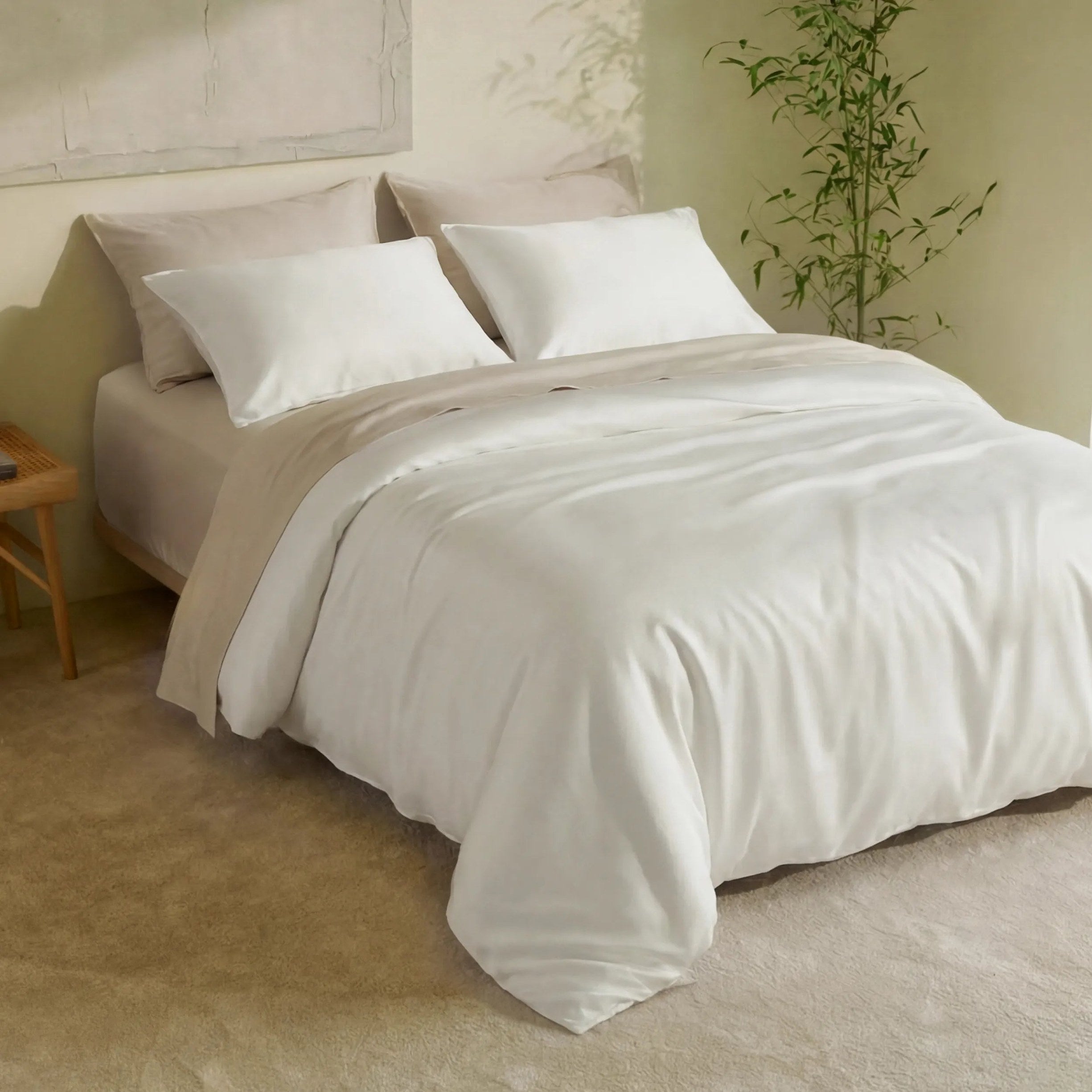 PureWoven™ Organic Bamboo Viscose Duvet Cover Set