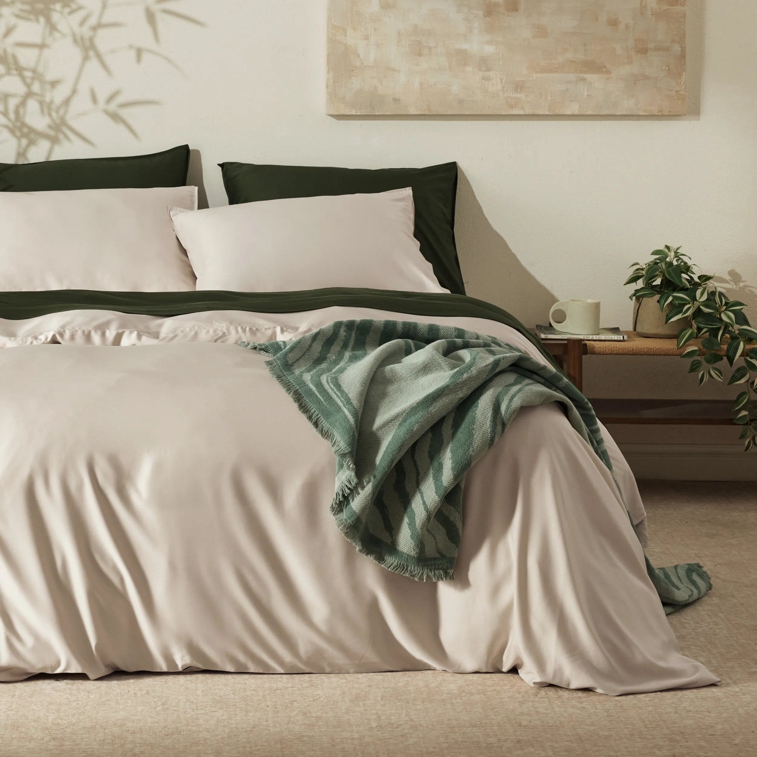 PureWoven™ Organic Bamboo Viscose Duvet Cover Set