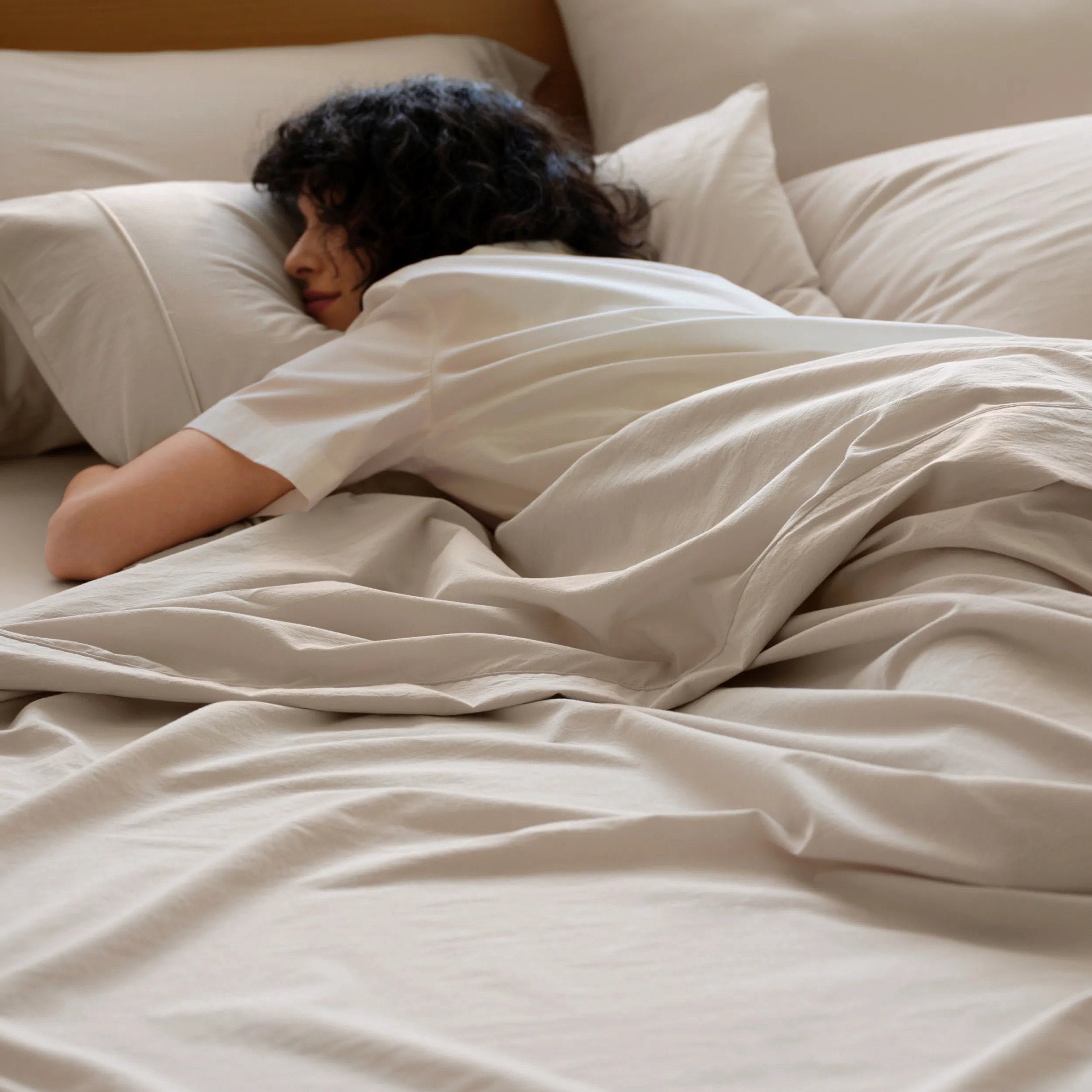 PureWoven™ 6-Piece Washed Cotton Sheet Set