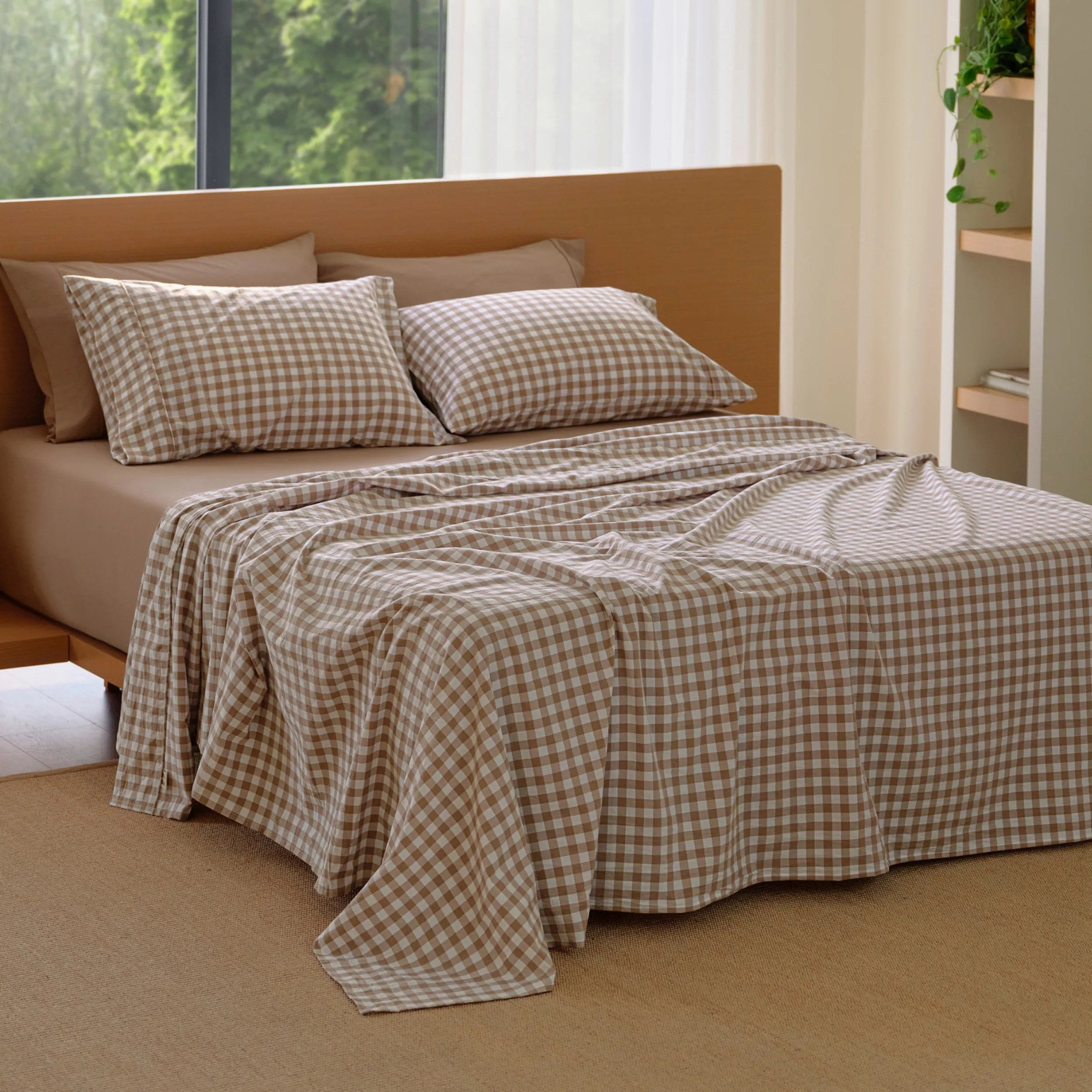PureWoven™ 6-Piece Washed Cotton Sheet Set