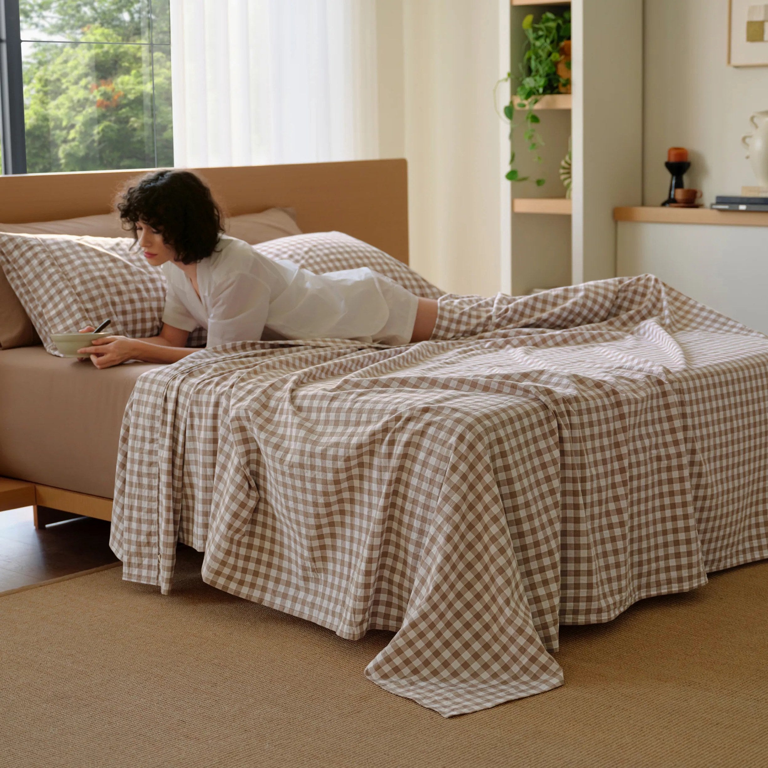 PureWoven™ 6-Piece Washed Cotton Sheet Set