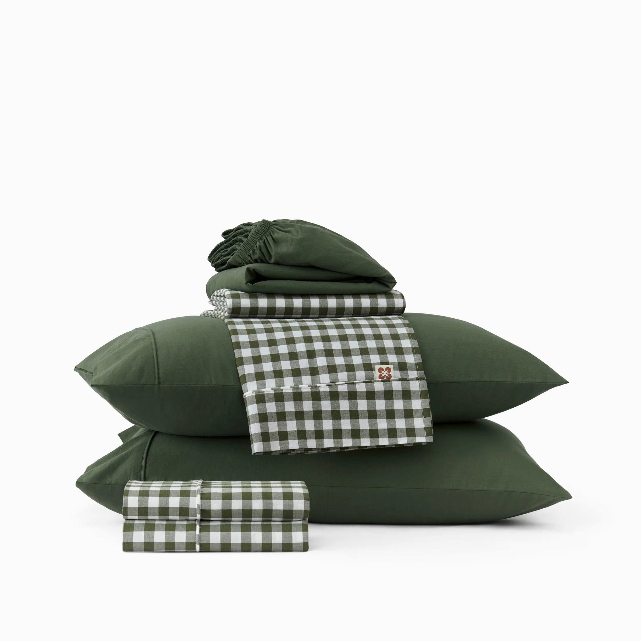 PureWoven™ 6-Piece Washed Cotton Sheet Set
