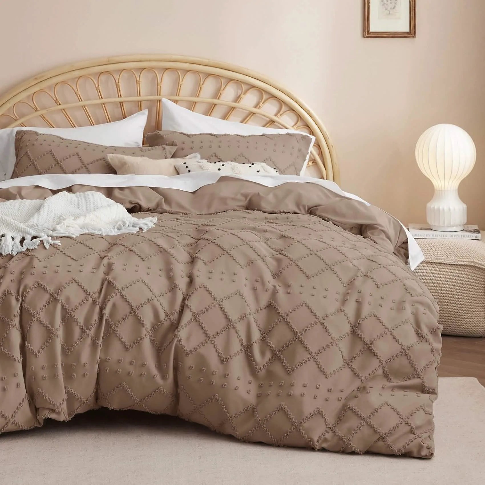 Boho Embroidery Duvet Cover Set
