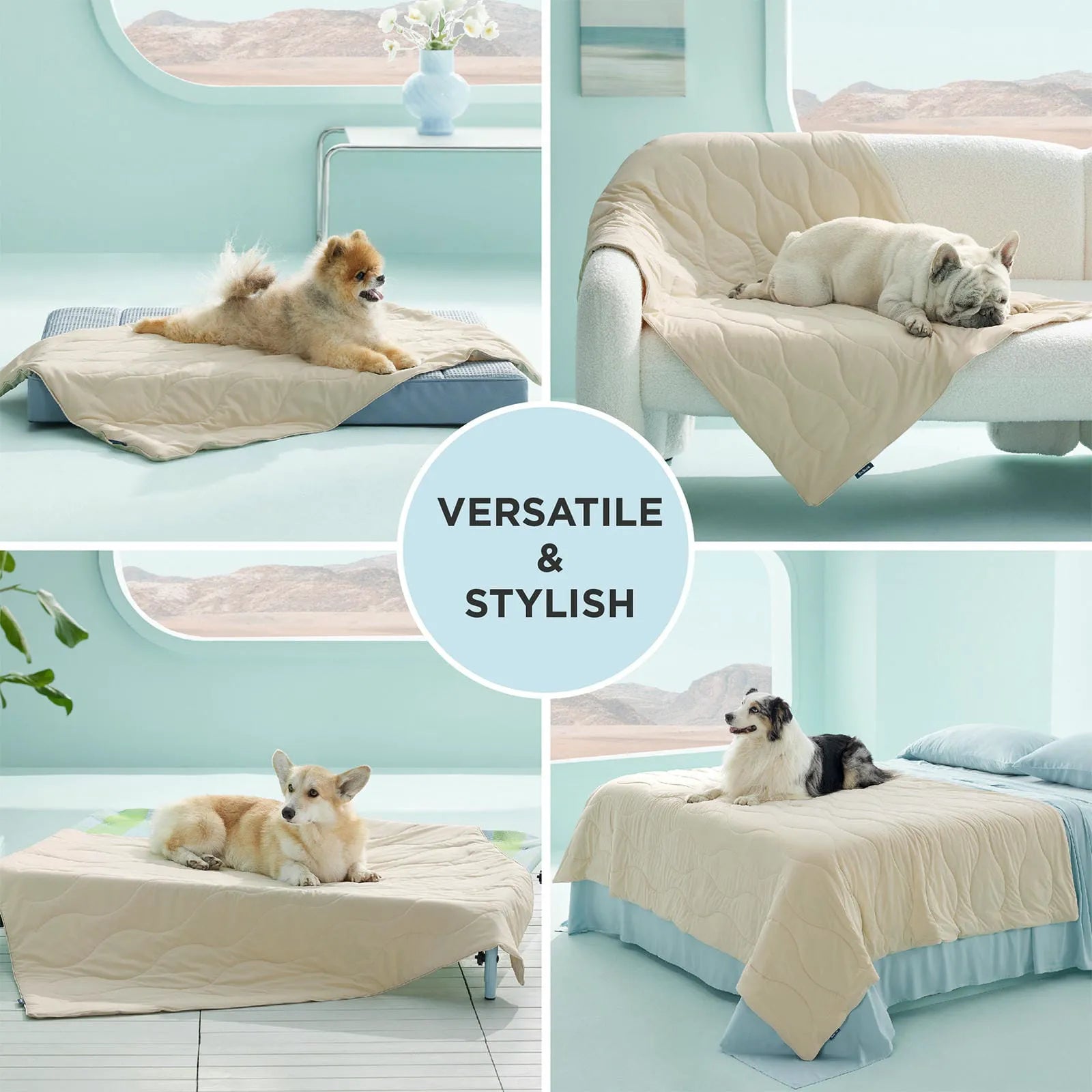 Textured Cooling Blanket for Pets