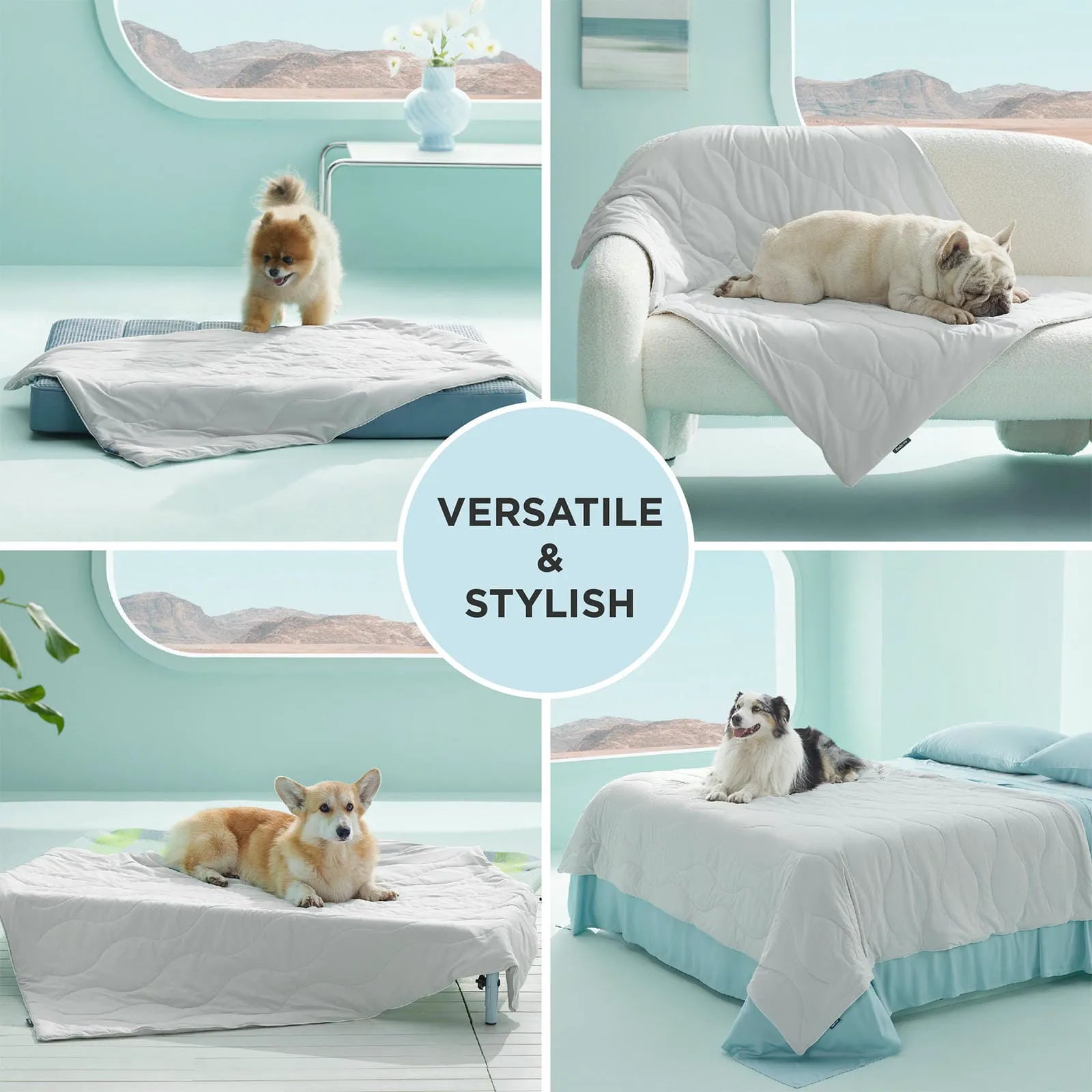 Textured Cooling Blanket for Pets