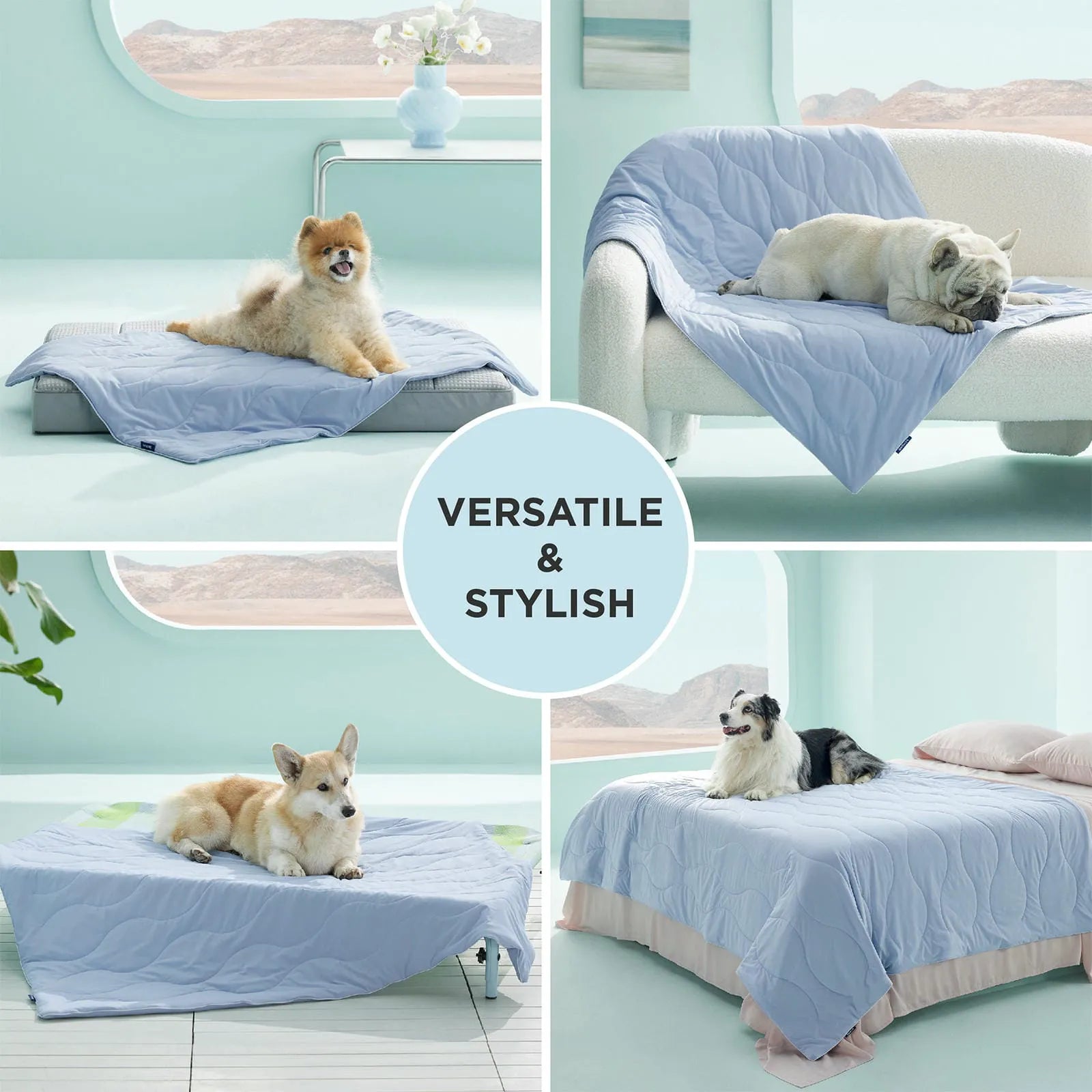 Textured Cooling Blanket for Pets