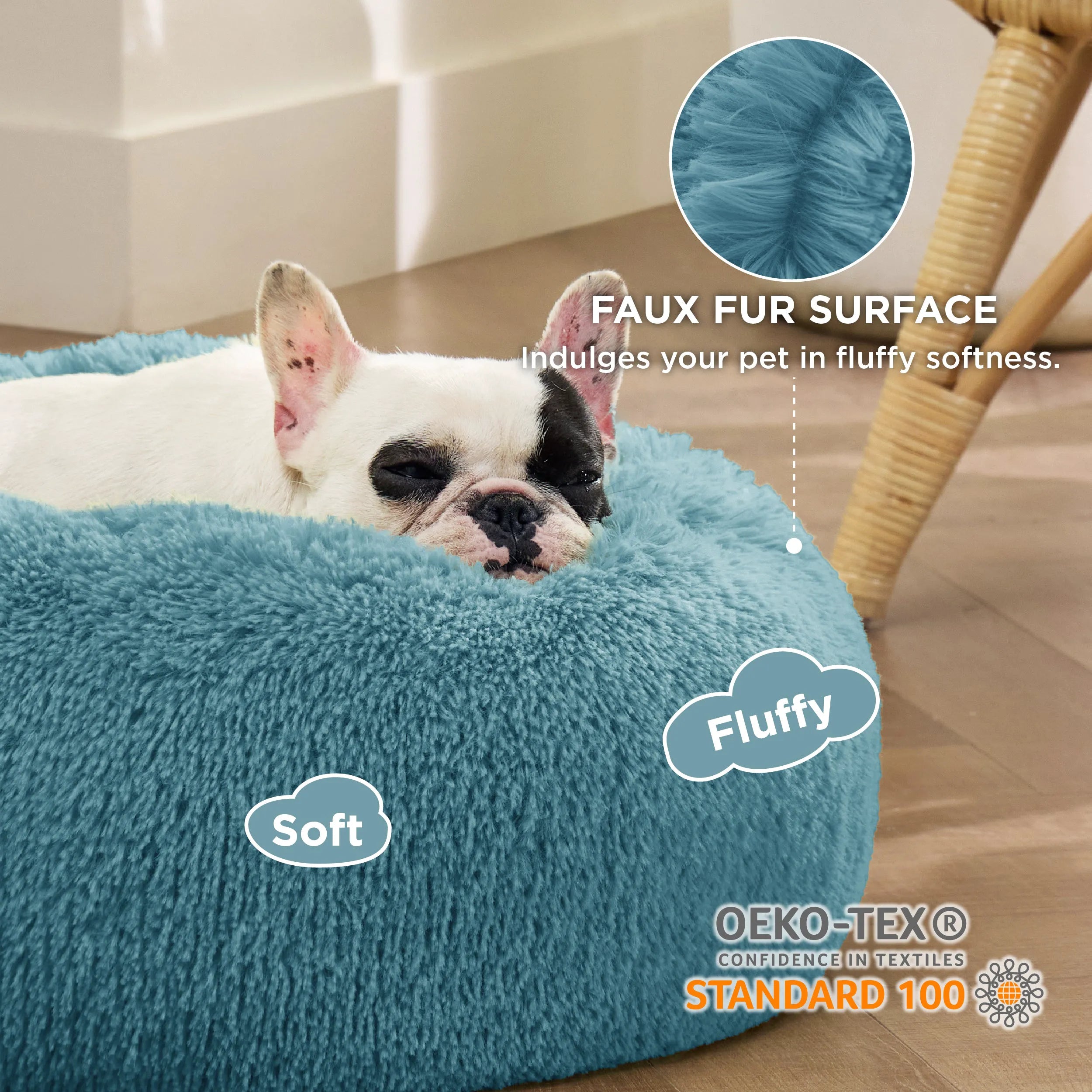 Calming Donut Bed for Pets