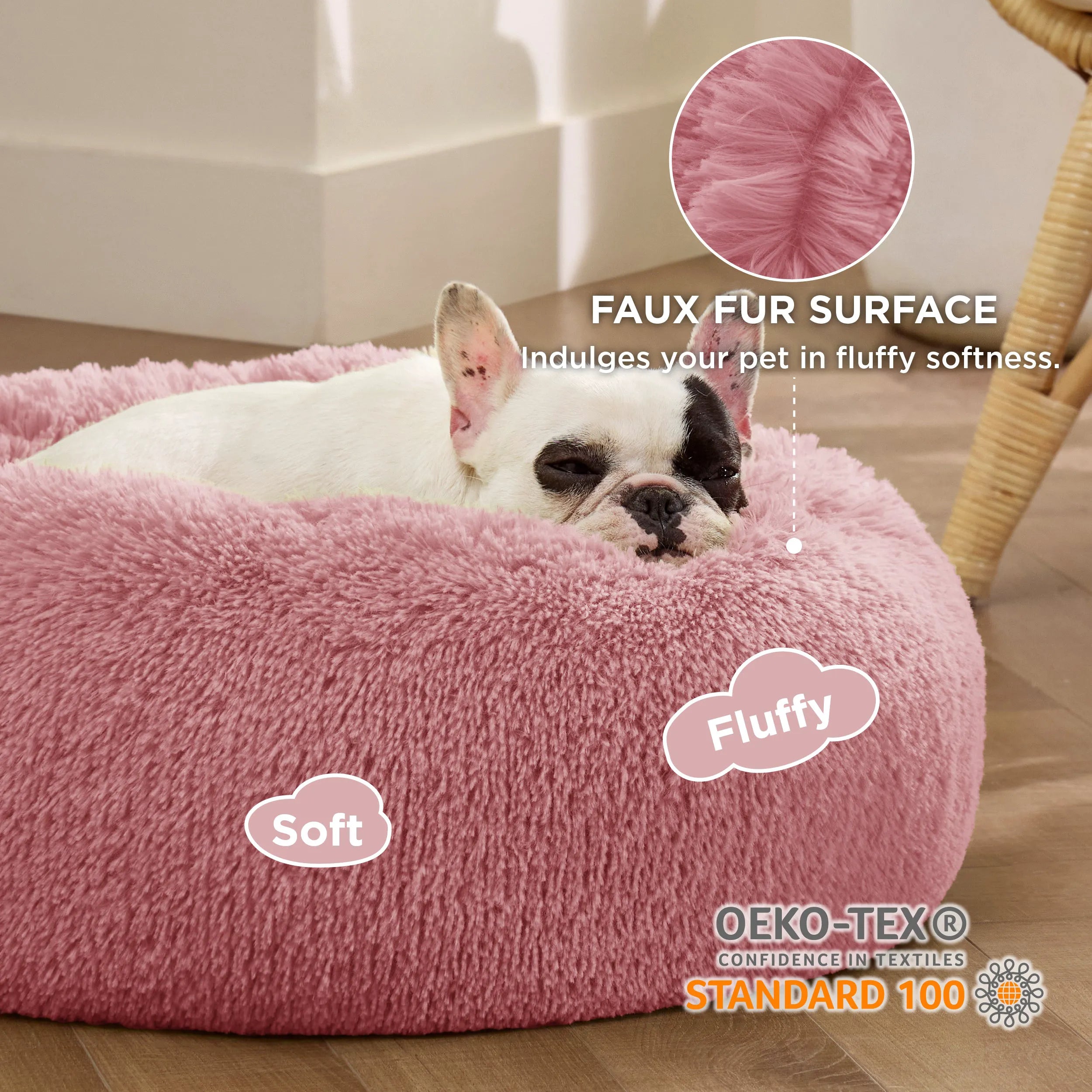Calming Donut Bed for Pets